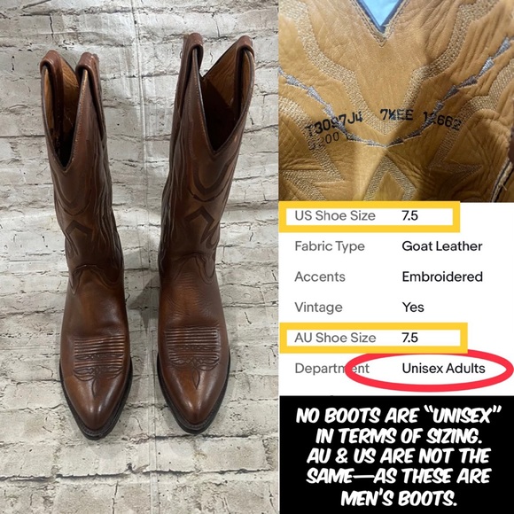 🛑 Buying Lucchese Cowboy Cowgirl Western Boots? Read this! - Picture 8 of 14
